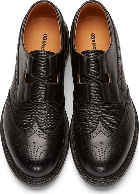 versace collection black leather brogue oxfords mens shoes|Versace Collection Leather Brogue Oxfords Mens Shoes .